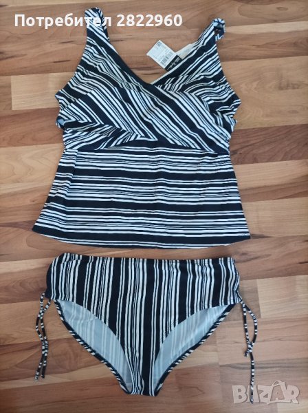 Ulla Popken/HUT голям размер бански танкини, снимка 1