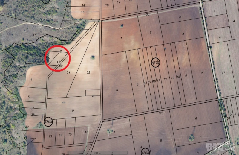 Парцел в гр. София, с. Доброславци намира се на земеделски път с лесен достъп. ПИ , снимка 1