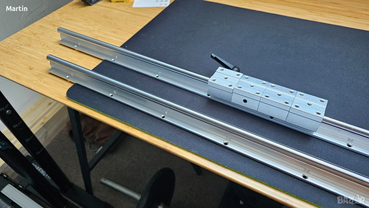 SBR12 Алуминиеви релси / профили - 1 метър, снимка 1