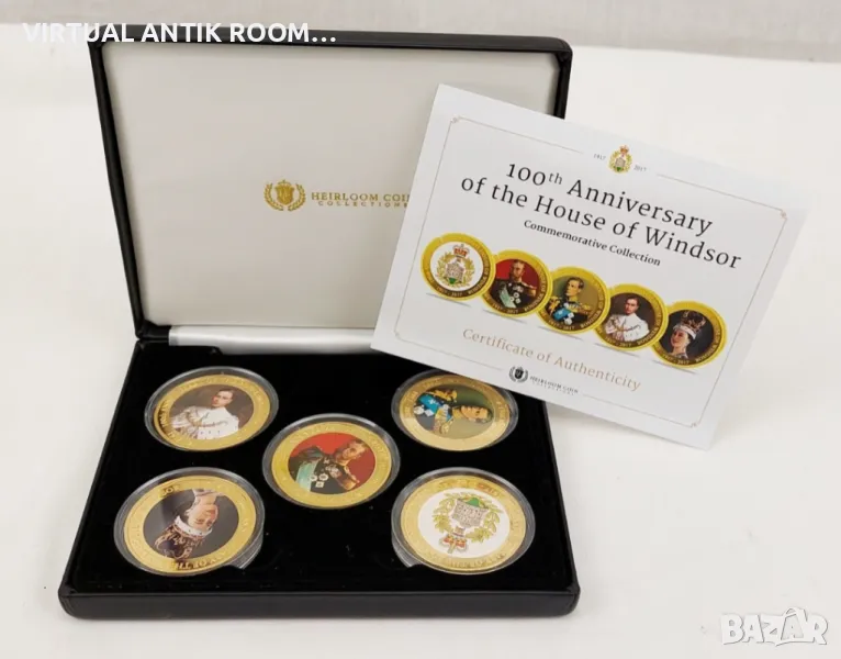 Наследствени монети 100-годишнина от възпоменателната колекция на House of Windsor, снимка 1