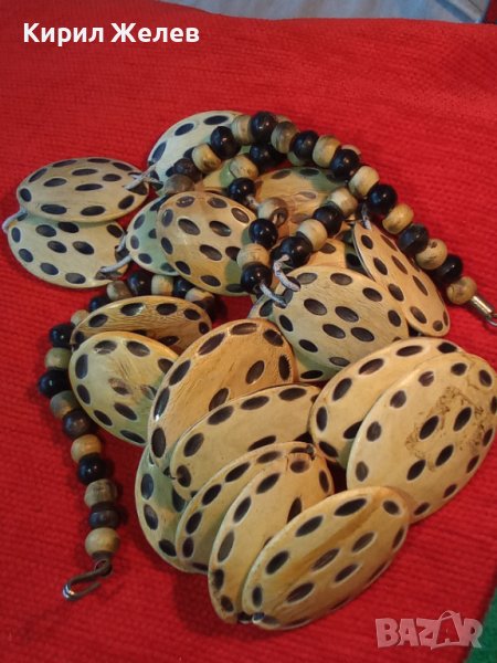 РЕДКИ ТРАДИЦИОННИ РЪЧНА МАЙСТОРСКА ЕТНО ИЗРАБОТКА БЕРБЕРСКИ ГРИВНА и ОГЪРЛИЦА от РОГ и МЕТАЛ 38723, снимка 1