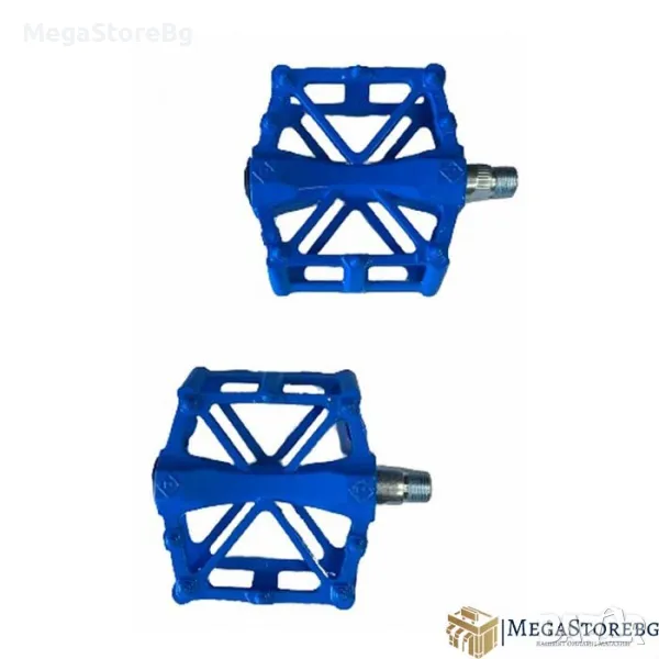 ПЕДАЛИ ЗА ВЕЛОСИПЕД PA522 2 БР/К-Т - СИНИ,ЧЕРВЕНИ И ЧЕРНИ, снимка 1