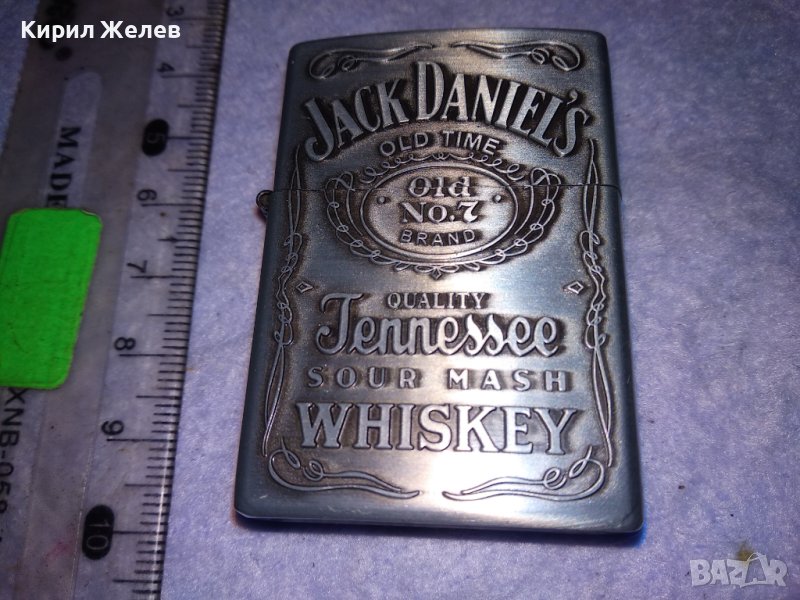 JACK DANIELS МАРКОВА КРАСИВА БЕНЗИНОВА ЗАПАЛКА ДЖАК ДАНИЕЛС 38617, снимка 1