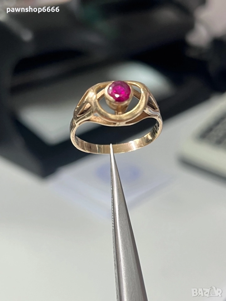 Златен пръстен 14К, снимка 1