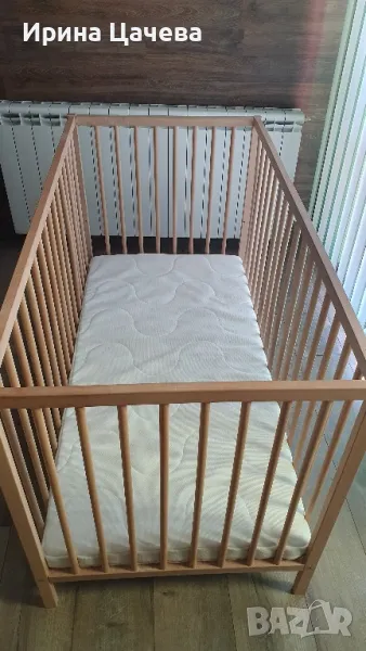 Детска кошара и матрак от пяна ИКЕА, снимка 1