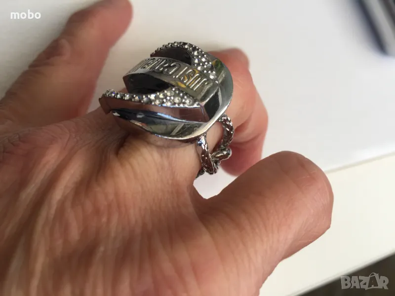 Масивен пръстен с надпис Just Kavall , чисто нов , общо тегло 27.46г  , снимка 1