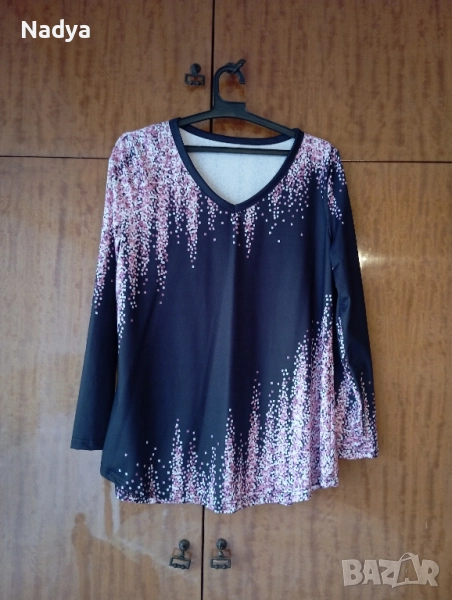 Стилна блуза, размер L, снимка 1