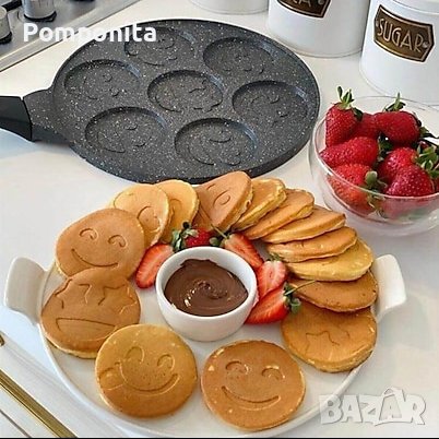 Тиган за палачинки,  панкейк с емоджита, снимка 1