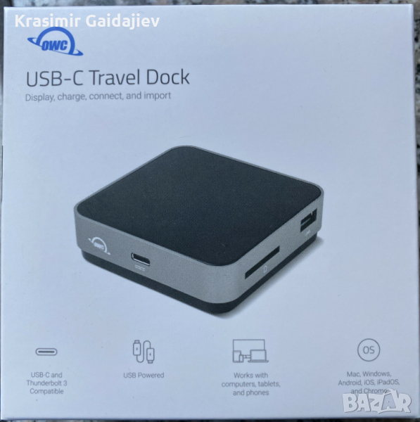 OWC USB-C Travel Dock - докинг станция - USB-C - HDMI, снимка 1