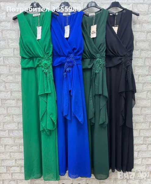 Дълга шифонена рокля, снимка 1