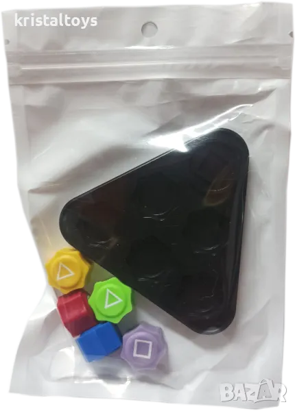 Гонги Gonggi - Корейска Игра на сръчност с триъгълна поставка 292334, снимка 1