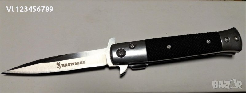 Полу-автоматичен нож 70х170 - Browning, тип стилето, снимка 1