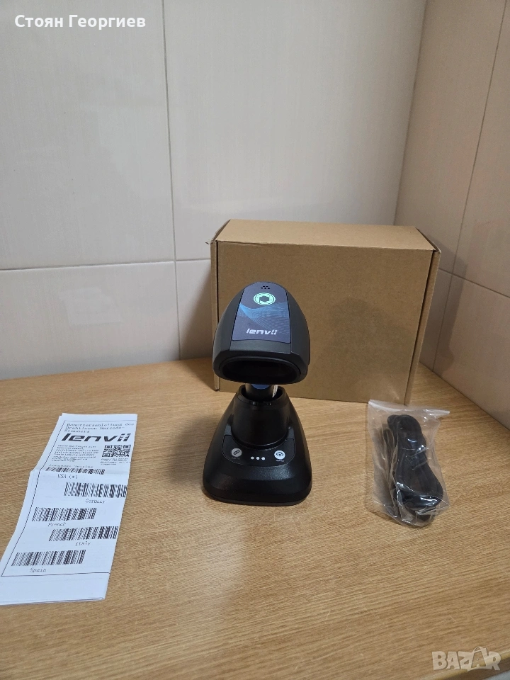 LENVII CW888 Ръчен скенер Bluetooth безжичен баркод скенер, снимка 1