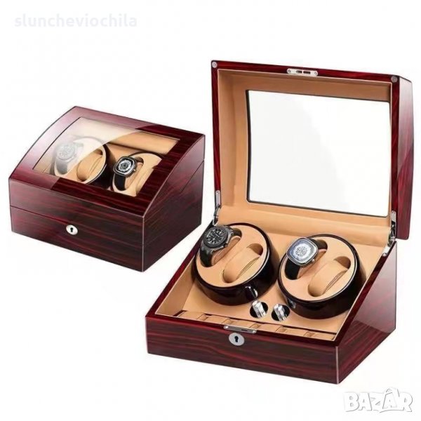 Кутия за навиване на часовници навиваща витрина watch winder, снимка 1