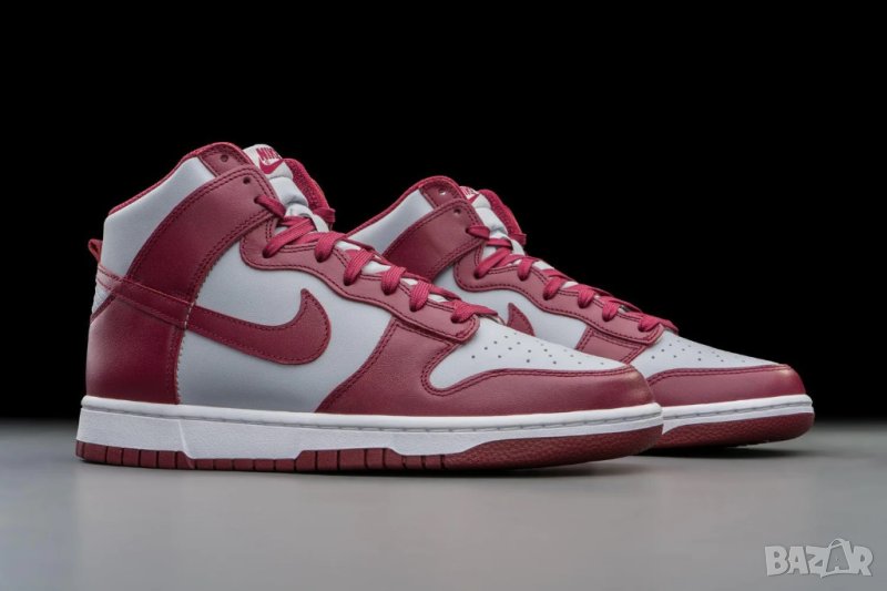 Нови и Намалени Nike Dunk High Retro Dark Beetroot Нови Мъжки Маратонки Номер 46 / 30см, снимка 1