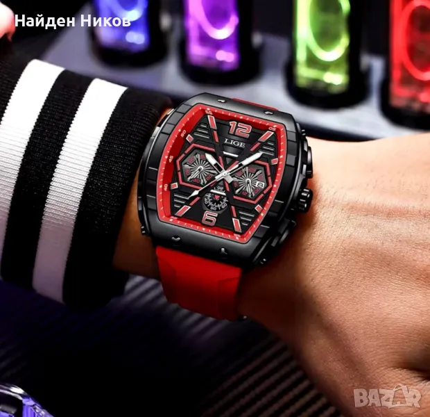 Мъжки Часовник Стилен модерен 2024 Lige , снимка 1