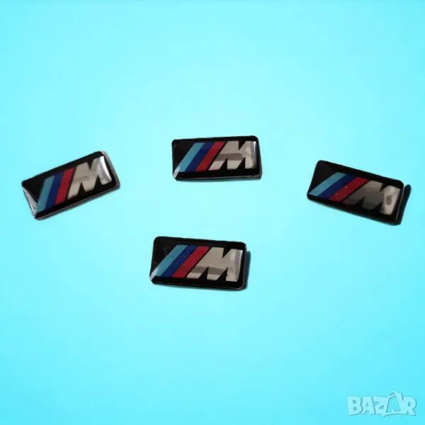М лого стикер лепенка за джанти 18x10мм за БМВ, снимка 1