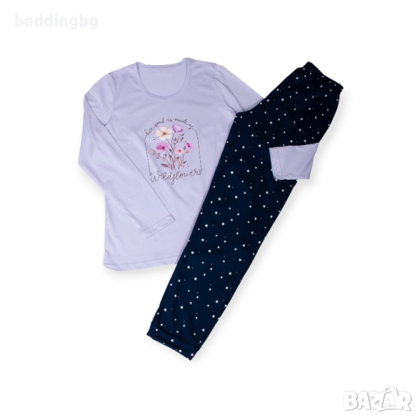 #Дамска #Памучна #Пижама , снимка 1