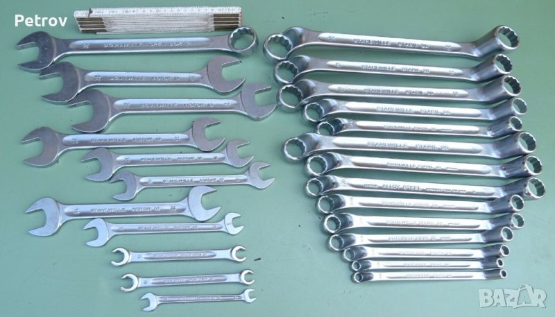 STAHLWILLE Germany - / STABIL 20 / OPEN BOX 13/ MOTOR  / - 25 броя ПРОФЕСИОНАЛНИ Ключове / ORIGINAL , снимка 1