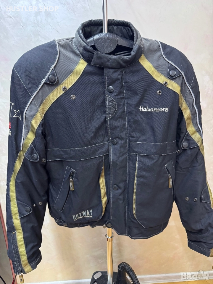 Мъжко мото,моторджийско яке HALVARSSONS.Размер L/52, снимка 1