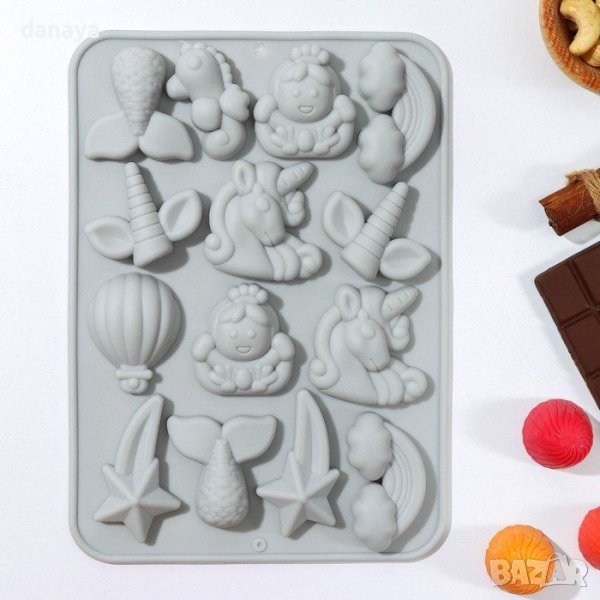 3744 Силиконова форма Вълшебство, снимка 1