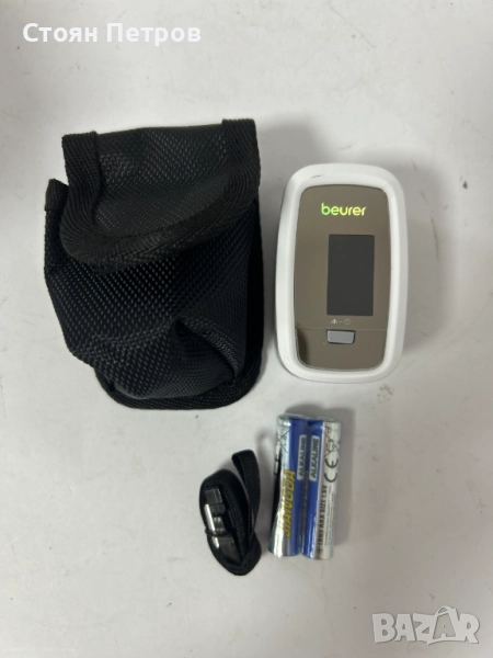 Оксиметър, уред за измерване на сърдечен пулс и кислород Beurer PO 30, снимка 1