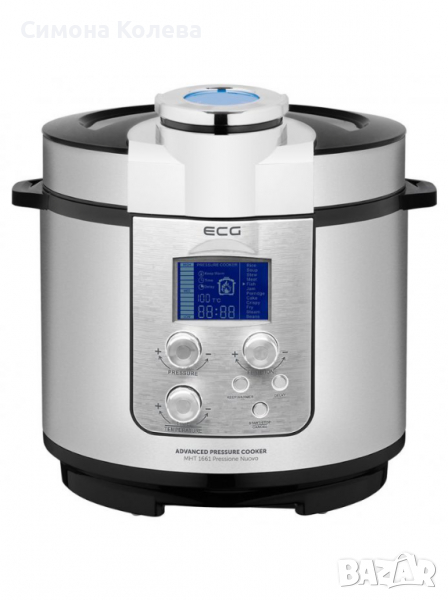 ✨Мултикукър под налягане ECG MHT 1661 Pressione Nuovo, 1000W, Сив -, снимка 1