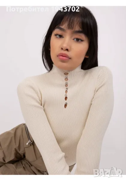 Дамско поло в бежов цвят 2302.97P, снимка 1