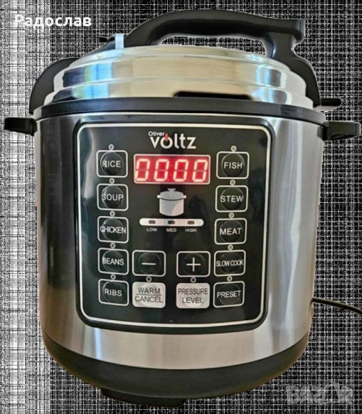 Мултикукър под налягане Voltz, 1000W/6л./70kpa - 9 програми., снимка 1