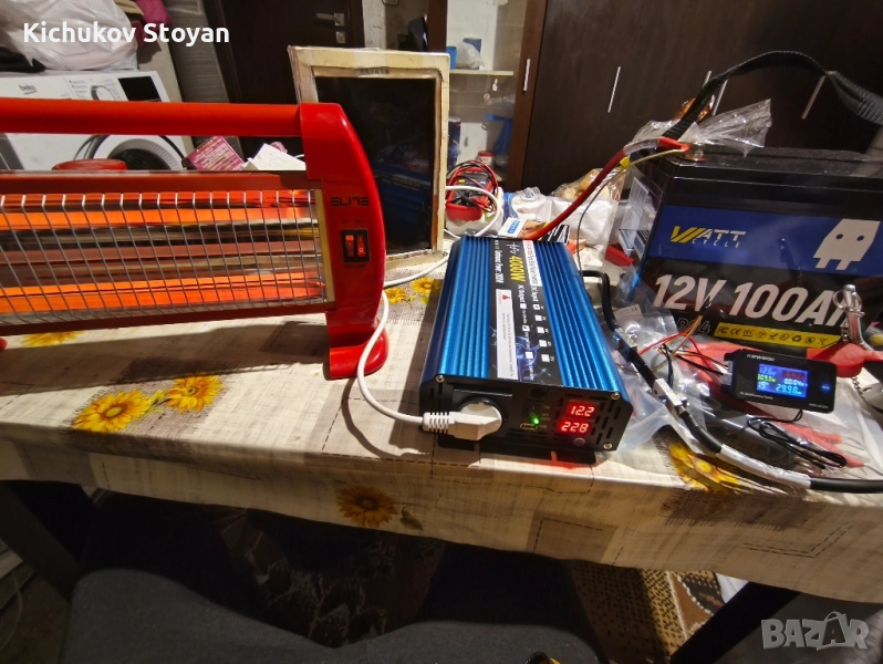 Инвертор чиста синосуида 12v/230v 2/4кв, снимка 1