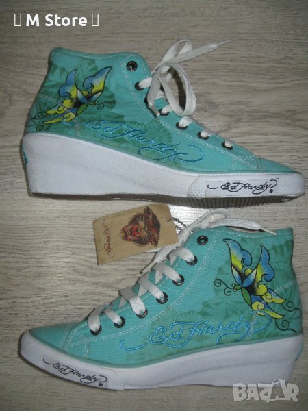 Ed Hardy оригинални дамски кецове 40,5 номер, снимка 1