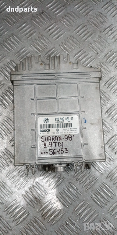 Компютър VW Sharan 1.9TDI 1998г. 028906021GT 0281001735 , снимка 1