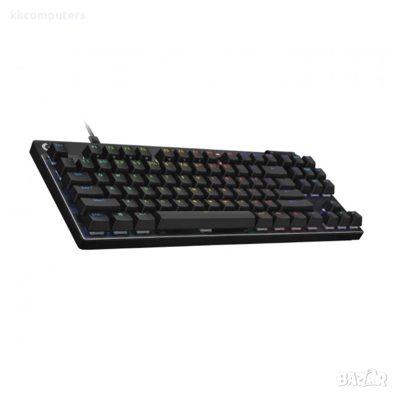 Logitech PRO X TKL RAPID Геймърска клавиатура - RGB Подсветка, US Layout, Черна, снимка 1