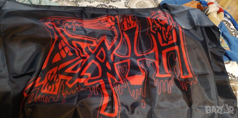 DEATH Band Logo Flag, снимка 1