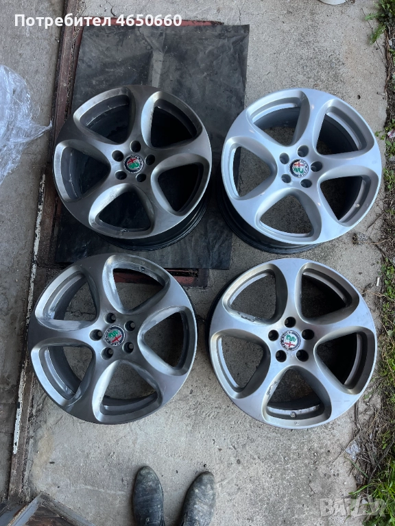 18 цолови алуминиеви джанти за Алфа Ромео, снимка 1