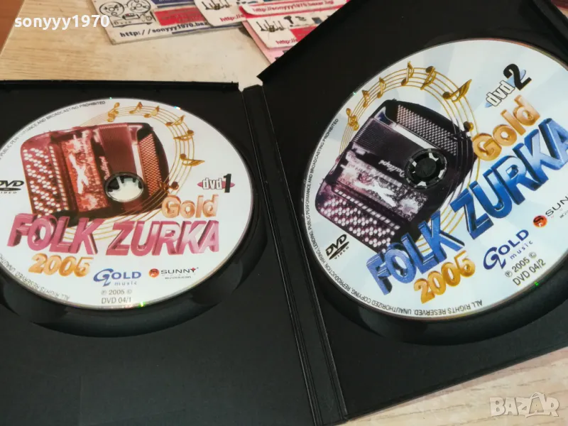FOLK DVD X2 ORIGINAL DVD 1401251706, снимка 1
