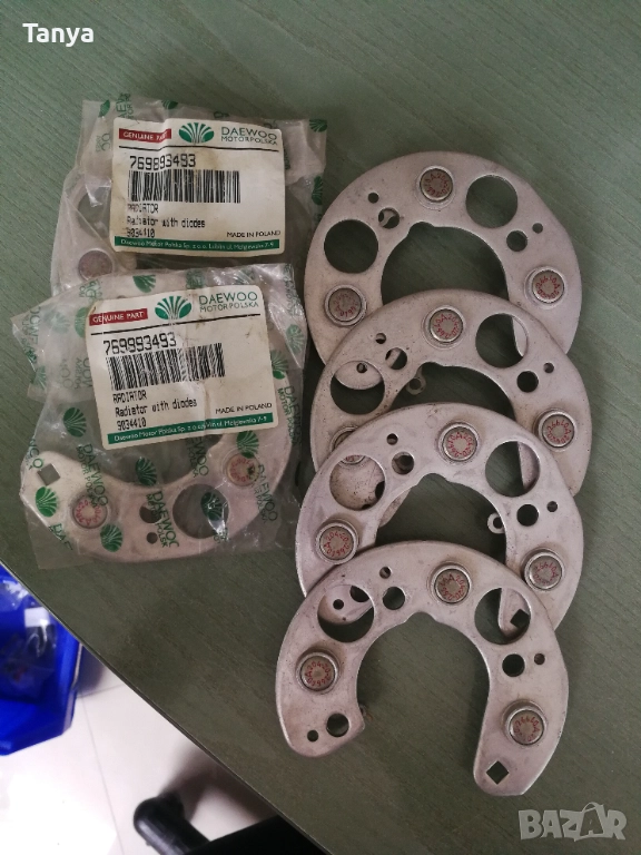 Плочка/клеморед за алтернатор А124-55d Lublin, Fiat 125, FSO, Polonez, снимка 1