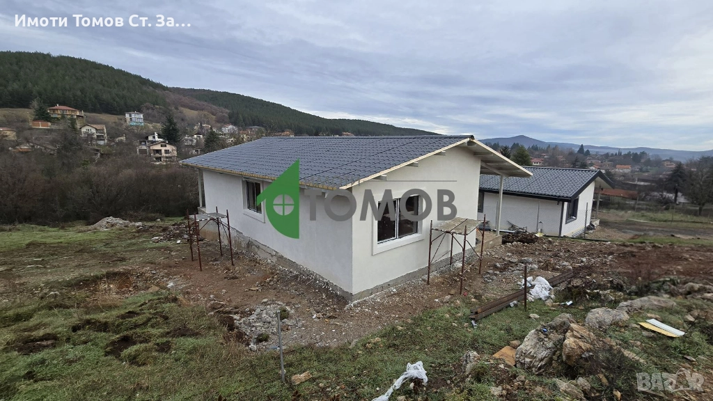 Предстоящо строителство на едноетажна къща с красива гледка в село Борилово, снимка 1