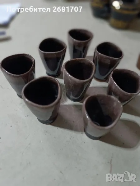 керамични чаши ретро , снимка 1