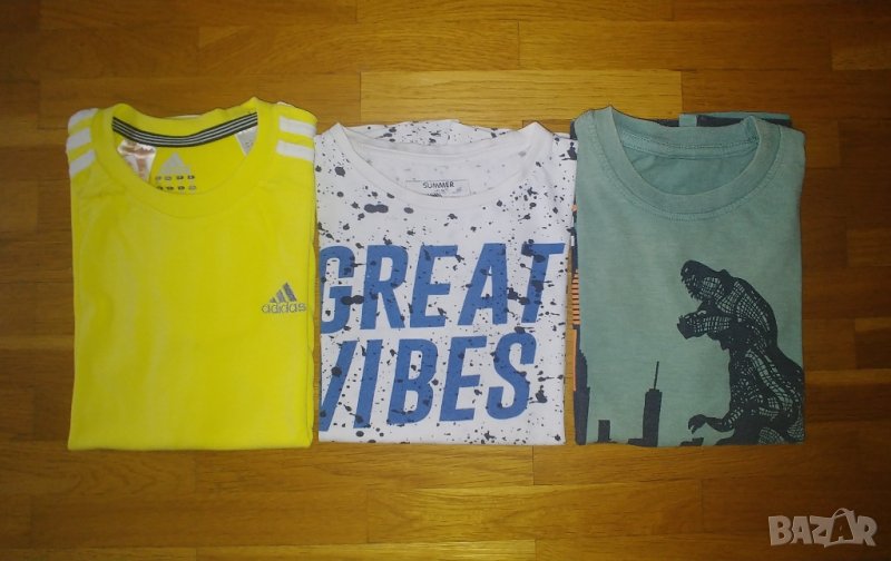 Три тениски за 7 лв, р.120, снимка 1