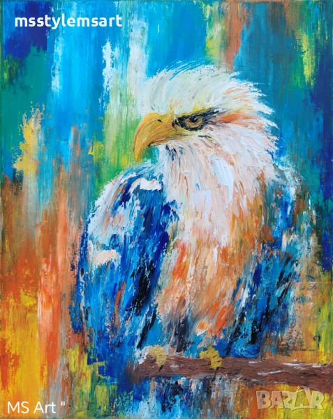 Владетелят " Абстрактна картина , снимка 1