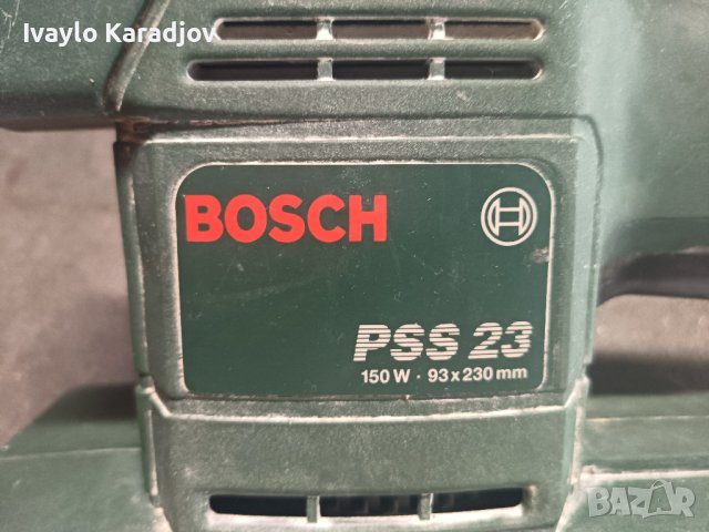 Виброшлайф Bosch pss23, снимка 2 - Други инструменти - 41522724