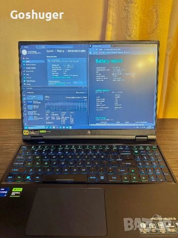 Acer Predator Helios 16 (4070), снимка 6 - Лаптопи за игри - 53115535
