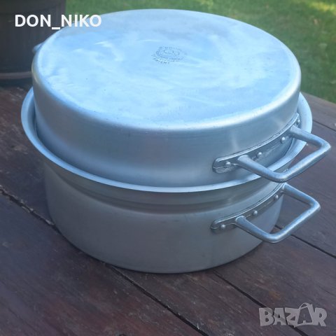 Алуминиев съд за Запарване, снимка 2 - Съдове за готвене - 41630996
