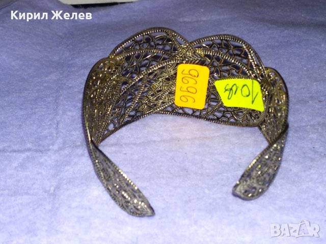 АЖУРНА ФЕШЪН АРТ РЕГУЛИРУЕМА ЕФЕКТНА ГРИВНА от ЛАКИРАНА НЕРЪЖДАЕМА СТОМАНА 26482, снимка 7 - Гривни - 41266634