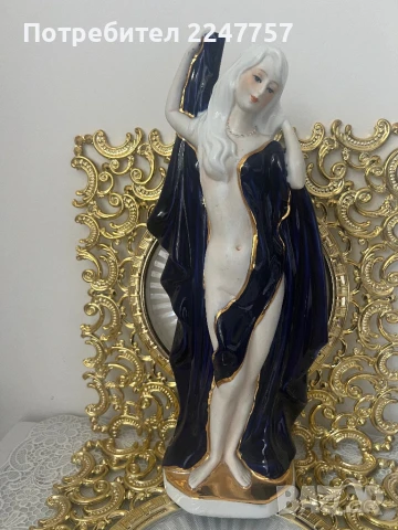 Ръчно изработена порцеланова фигурка Korona Design – 36 см, снимка 1
