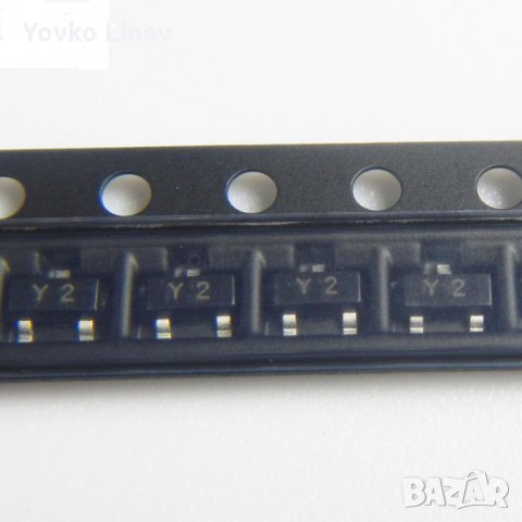 SS8550 -SMD marking -Y2  SOT-23  10 БРОЯ   PNP -40V/-1,5A/0,3W, снимка 2 - Друга електроника - 34628415
