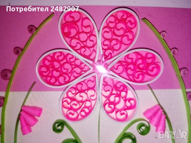 Картичка - квилинг, снимка 4 - Други - 40231776