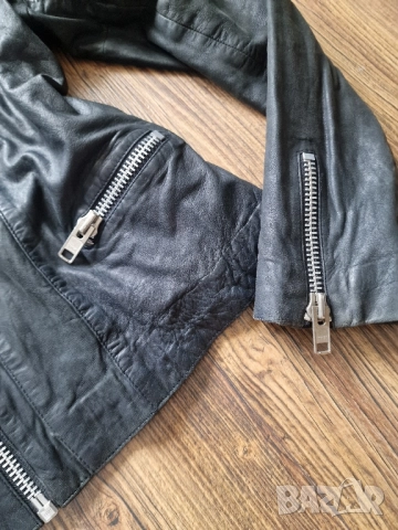 Страхотно дамско кожено яке MDK размер 38 , естествена кожа,, снимка 4 - Якета - 52475395