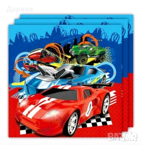 Парти сет украса колите Hot wheels и Пламъчко и машините , снимка 10 - Други - 41024146
